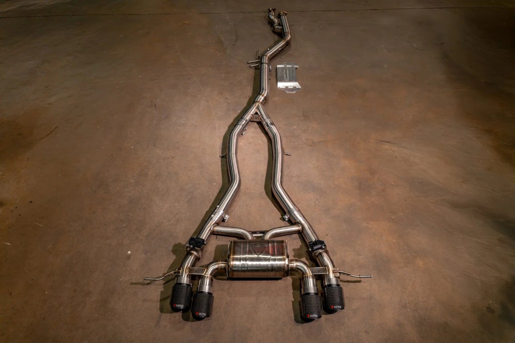 Performance exhaust hardware — fitment verification